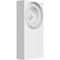 Ekena Millwork Standard Foster Bullseye Plinth Block with Square Edge, 2"W x 4"H x 3/4"P PBP020X040X075FOS02 - alternate 1